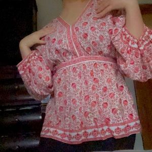 Max Studio Floral Blouse